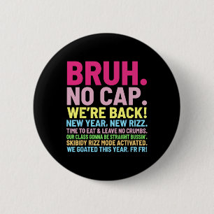 Erstes Schultag Shirt Lehrer Jungen Gen A Slang Button