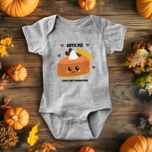 Erstes Thanksgiving-Outfit - Süßer Schatz Baby Strampler