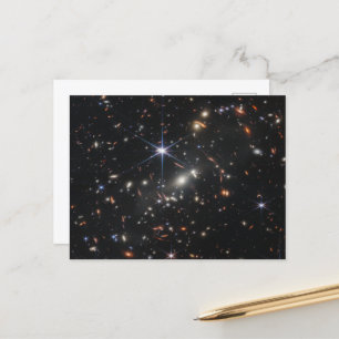 Erstes Tiefenfeld des Universums von James Webb Postkarte