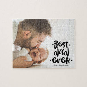 Erstes Vatertags-Geschenk mit individuellem Foto v Puzzle