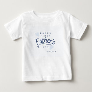 Erstes Vatertagsgeschenk von Baby - Personalisiert T-shirt