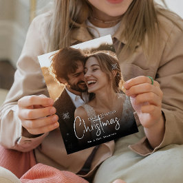 Erstes Verheiratetes Foto Postkarte