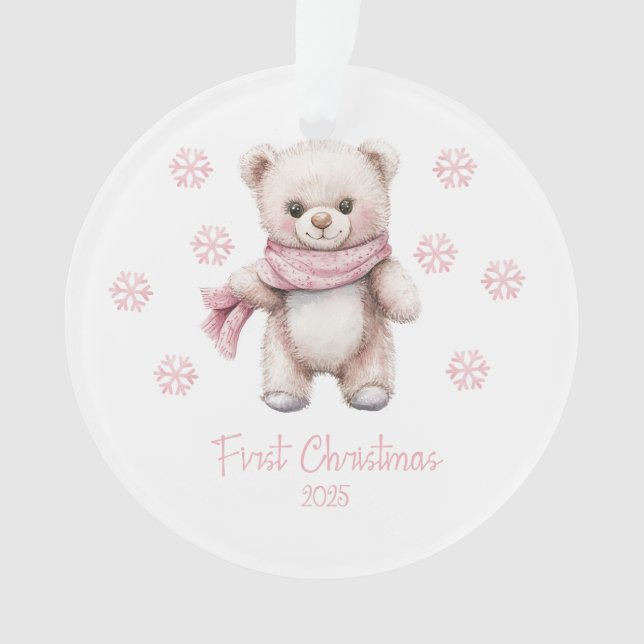 Erstes Weihnachten 2025 Ornament (Vorderseite)