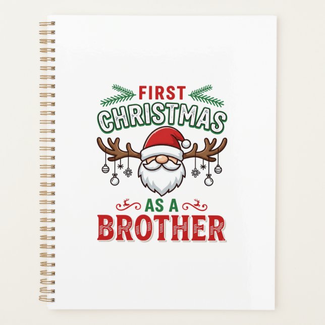 Erstes Weihnachten als Bruder Santa Gnome Planer (Vorderseite)