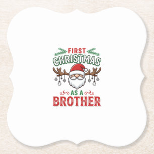 Erstes Weihnachten als Bruder Santa Gnome Untersetzer