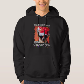 Erstes Weihnachten als Chihuahua-Mama Hoodie