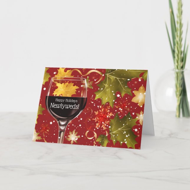 Erstes Weihnachten als frisch Vermählte verheirate (Vorderseite)