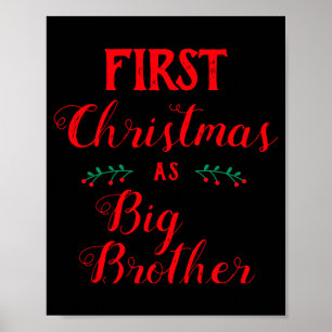 Erstes Weihnachten als großer Bruder Familien-Matc Poster
