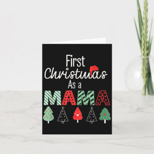 Erstes Weihnachten als Mama Neue Mama Familie pass Karte