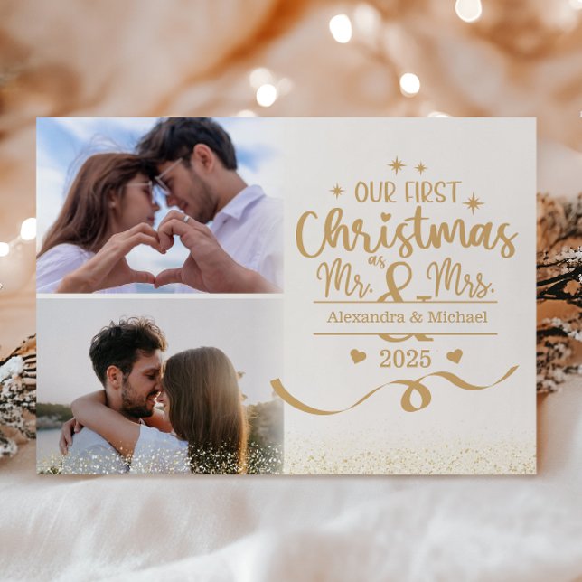 Erstes Weihnachten als Mr & Mrs mit Goldglitter 2  (Von Creator hochgeladen)