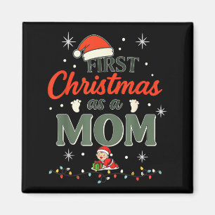 Erstes Weihnachten als Mutter Neuer Muttertag-Feie Magnet