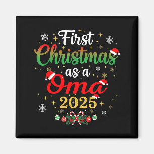 Erstes Weihnachten als Oma 2025 Neue Mami Xmas Magnet