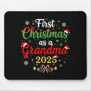 Erstes Weihnachten als Oma 2025 Neue Mami Xmas Mousepad