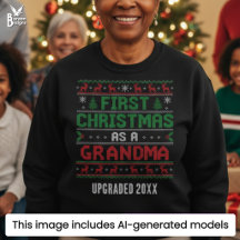 ERSTES WEIHNACHTEN ALS OMA hässlicher Weihnachtspu