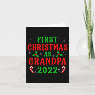 Erstes Weihnachten als Opa Xmas Großvater Neu Gr Karte