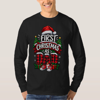 Erstes Weihnachten als Papa - Süßer neuer Papa T-Shirt