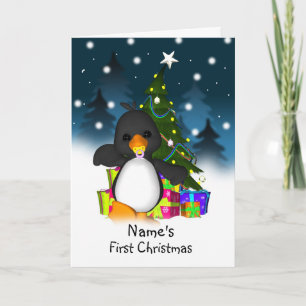 Erstes Weihnachten, Baby-erste Weihnachtskarte Feiertagskarte