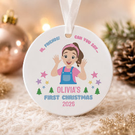 Erstes Weihnachten des Babys mit individuellem Nam Ornament