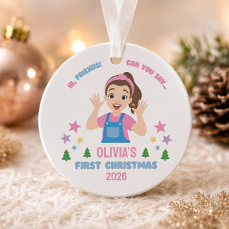 Erstes Weihnachten des Babys mit individuellem Nam Ornament