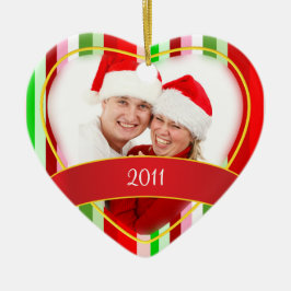 Erstes Weihnachten/Foto Keramikornament