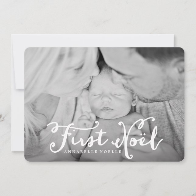 Erstes Weihnachten | Fotokarte für den Urlaub (Vorderseite)