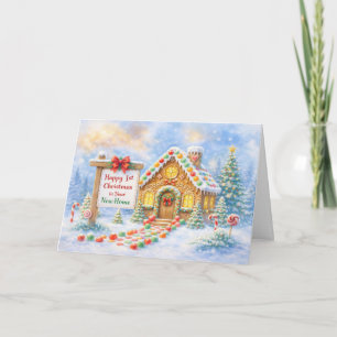 Erstes Weihnachten in Ihrem neuen Zuhause Karte