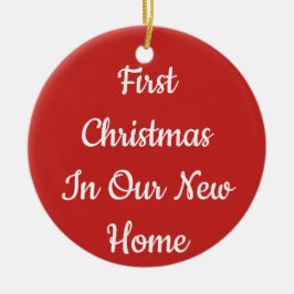 Erstes Weihnachten in unserer neuen Keramik Ornament