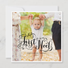 ERSTES WEIHNACHTEN | MODERNE CHIC HOLIDAY FOTOKART