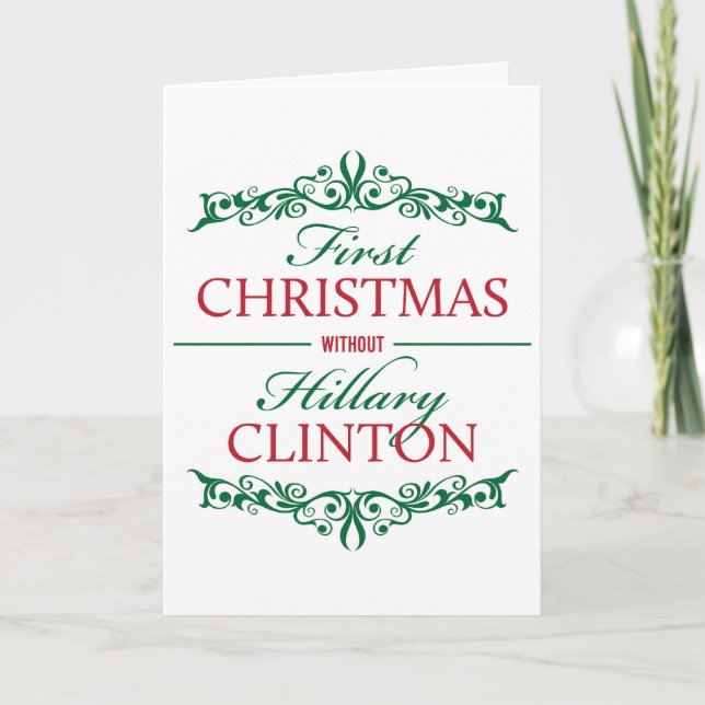 Erstes Weihnachten ohne Hillary Clinton (Vorderseite)