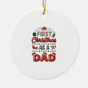 Erstes Weihnachten Vatertag Urlaub Keramik Ornament