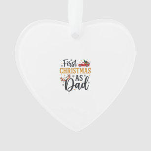 Erstes Weihnachten Vatertags-Urlaubslastwagen Ornament