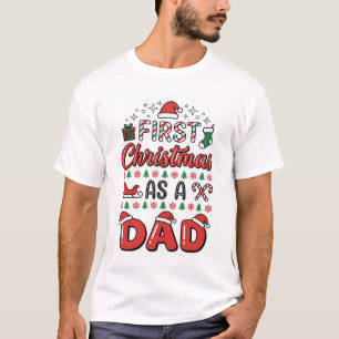 Erstes Weihnachten Vatertagsferien T-Shirt