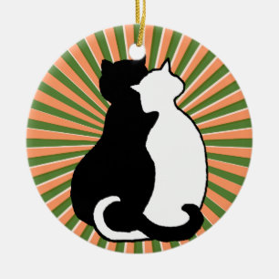 Erstes Weihnachten verzieren zusammen Keramik Ornament