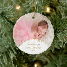 Erstes Weihnachtsfoto-Andenken für Babys