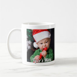 Erstes Weihnachtsfoto Mimi Kaffeetasse