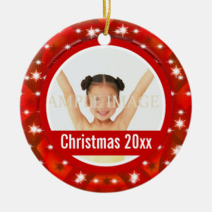 Erstes WeihnachtsFoto personifizieren Keramikornament