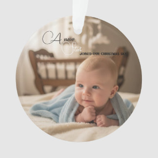 Erstes Weihnachtswunsch des Babys Ornament
