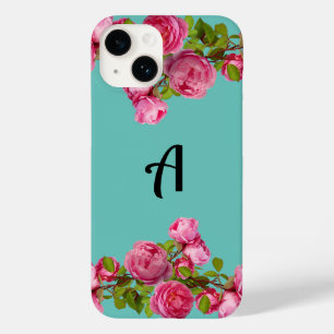 Erstfarbige Rosa Rosen Niedlich blau Case-Mate iPhone 14 Hülle