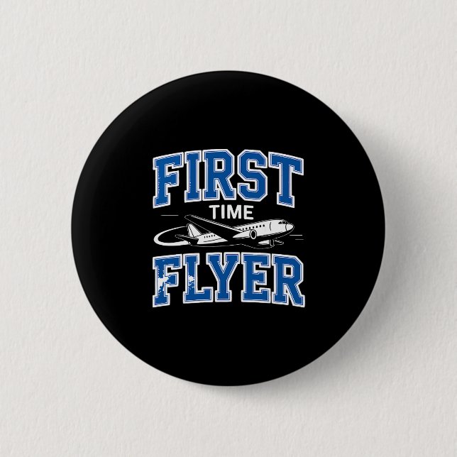 Erstflug Erster Flug  Button (Vorderseite)