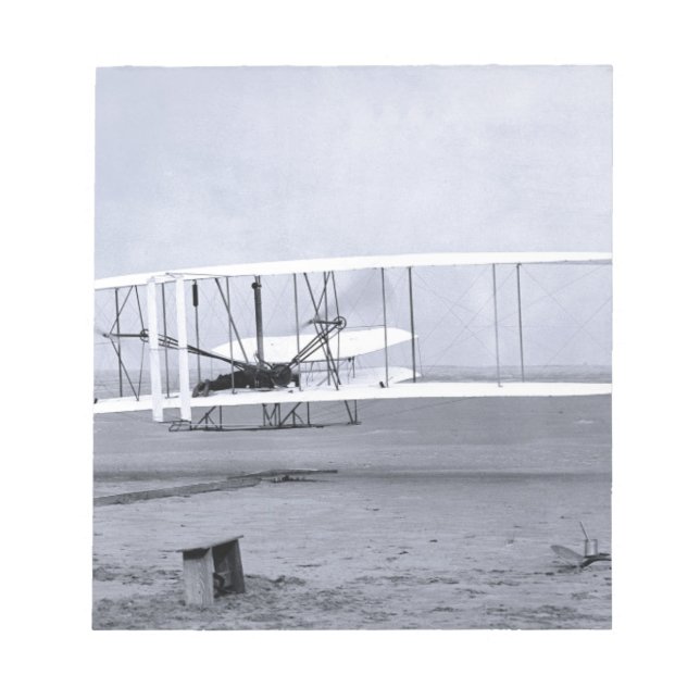 Erstflug von Wright Brothers 1903 Notizblock (Vorderseite)