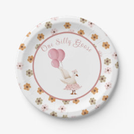 Erstgeburt eines Mädchens Alberne Gänsepapiere Tel Pappteller