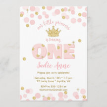 Erstgeburt Princess Pink Gold Glitzer