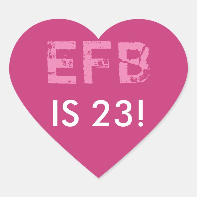 Erstgeburtenheftsticker Herz-Aufkleber (Vorderseite)