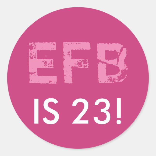 Erstgeburtenrundkleber Runder Aufkleber (Vorderseite)