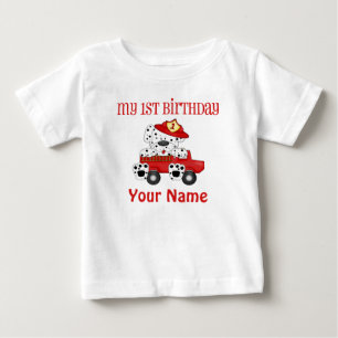 Erstgeburtstag-Feuerzug Baby T-shirt