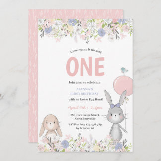 Erstgeburtstag Ostern Sonnige Einladung