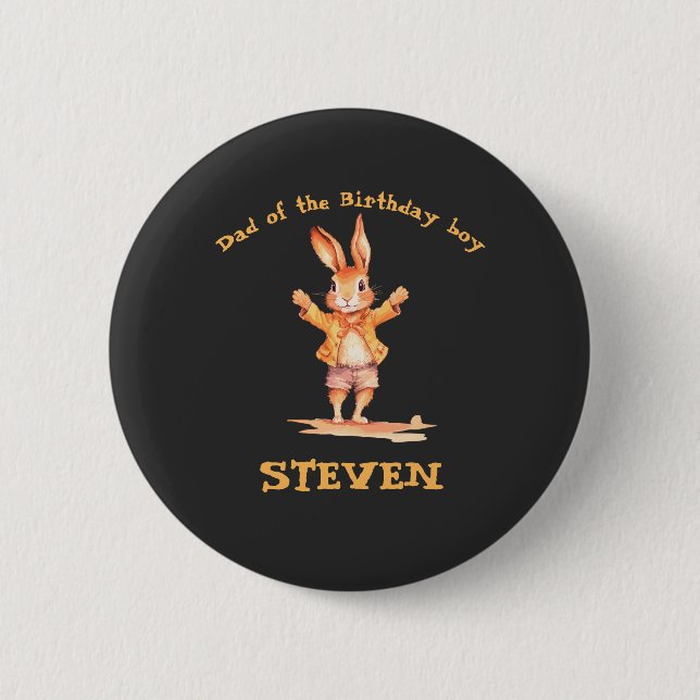 Erstgeburtstag Tierkarten Button (Vorderseite)