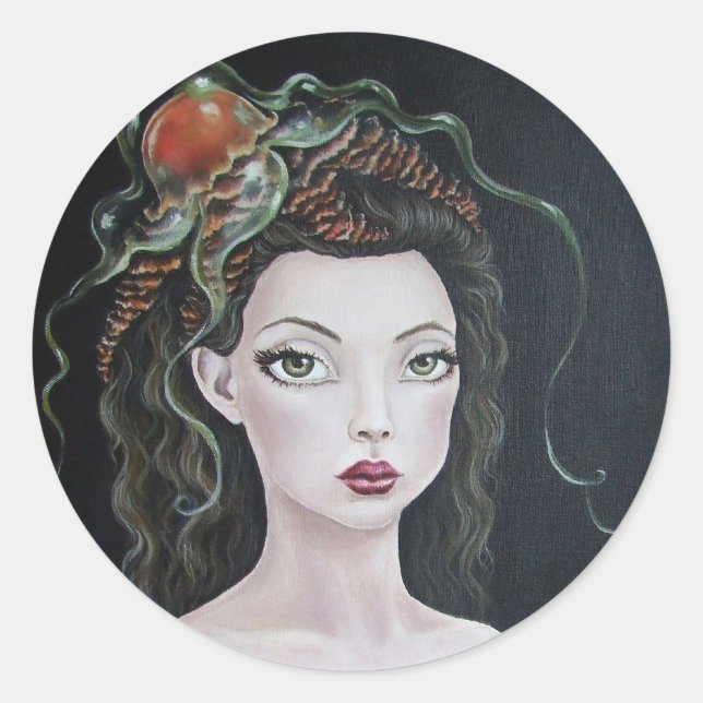 erstickend runder aufkleber (Vorderseite)