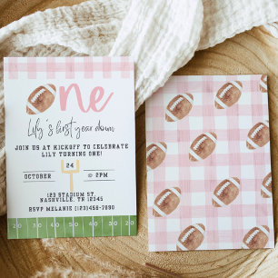 Erstjahres-Football-Einladung, Erster Geburtstag Einladung