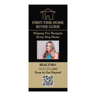 Erstkäufer-Immobilien mit Foto & QR Werbekarte